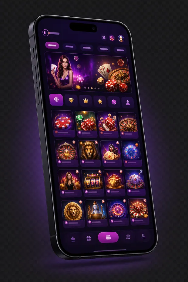 Мобильный интерфейс Sykaaa Casino
